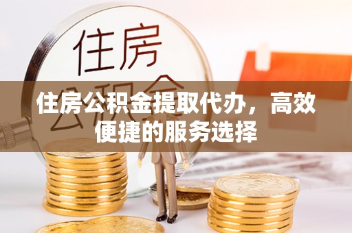 鹿城住房公积金提取代办，高效便捷的服务选择