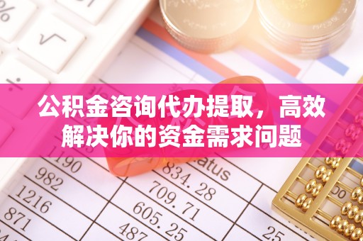 鹿城公积金咨询代办提取，高效解决你的资金需求问题