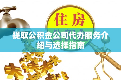 鹿城提取公积金公司代办服务介绍与选择指南
